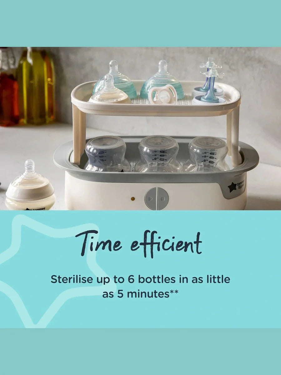 Tommee Tippee White Supersteam Electric Steam Steriliser - White