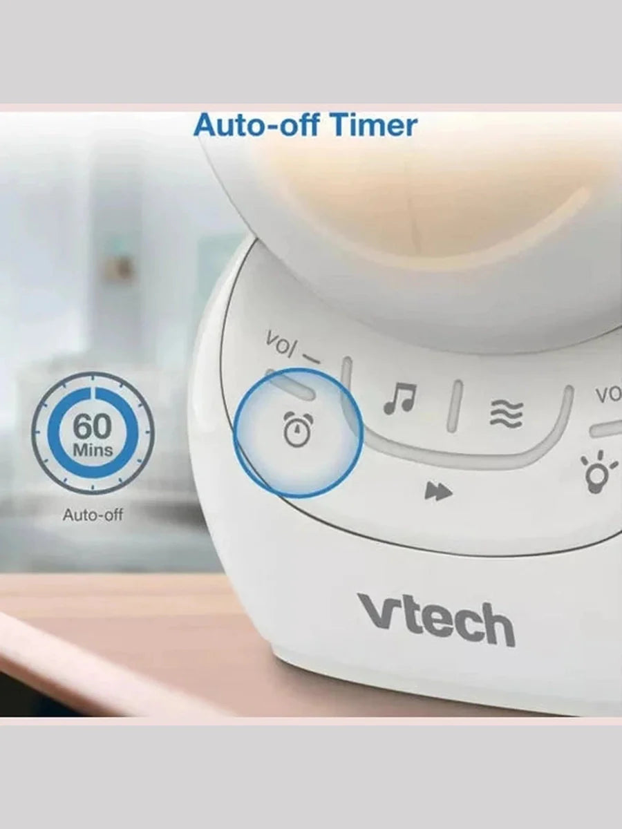 VTech BC8211 V-Hush Go Portable Soother – White
