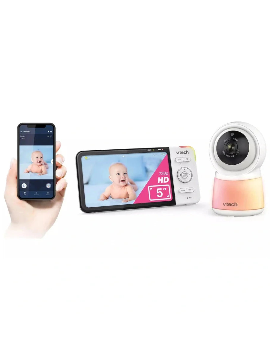 VTech RM5755HD Smart Wi-Fi Baby Monitor with 5" HD Screen & 1080p Camera