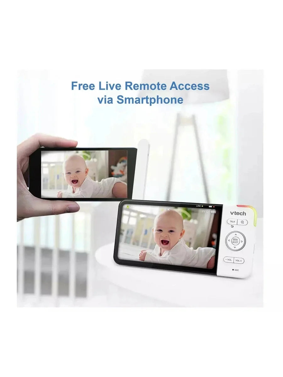VTech RM5755HD Smart Wi-Fi Baby Monitor with 5" HD Screen & 1080p Camera