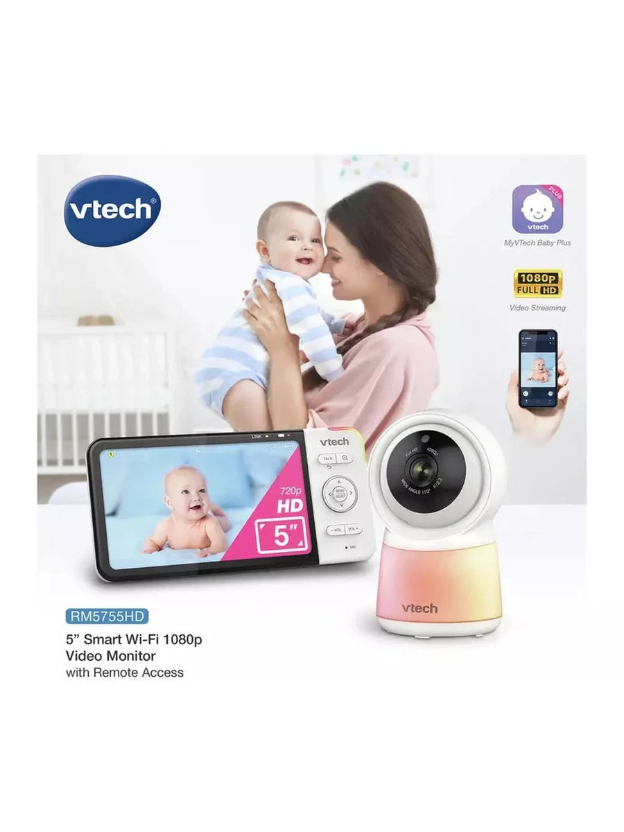 VTech RM5755HD Smart Wi-Fi Baby Monitor with 5" HD Screen & 1080p Camera