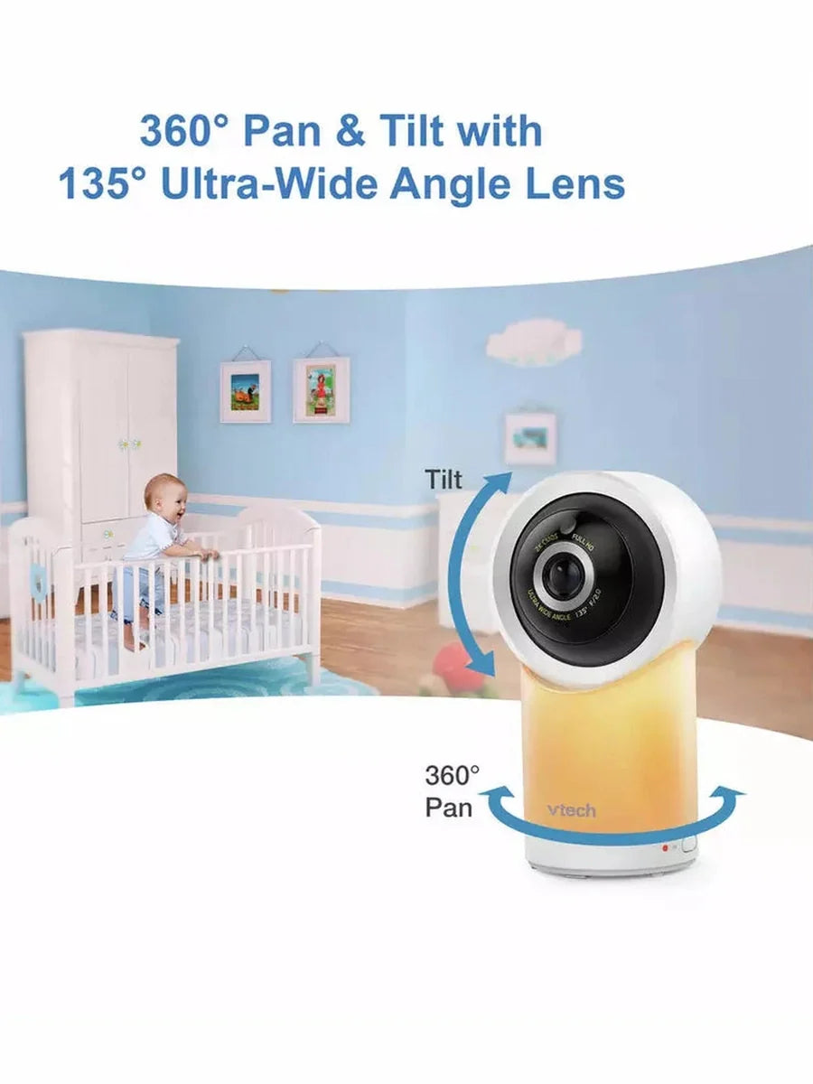 VTech RM5766HD Smart Wi-Fi Baby Monitor with 5" Screen & Pan Tilt Camera