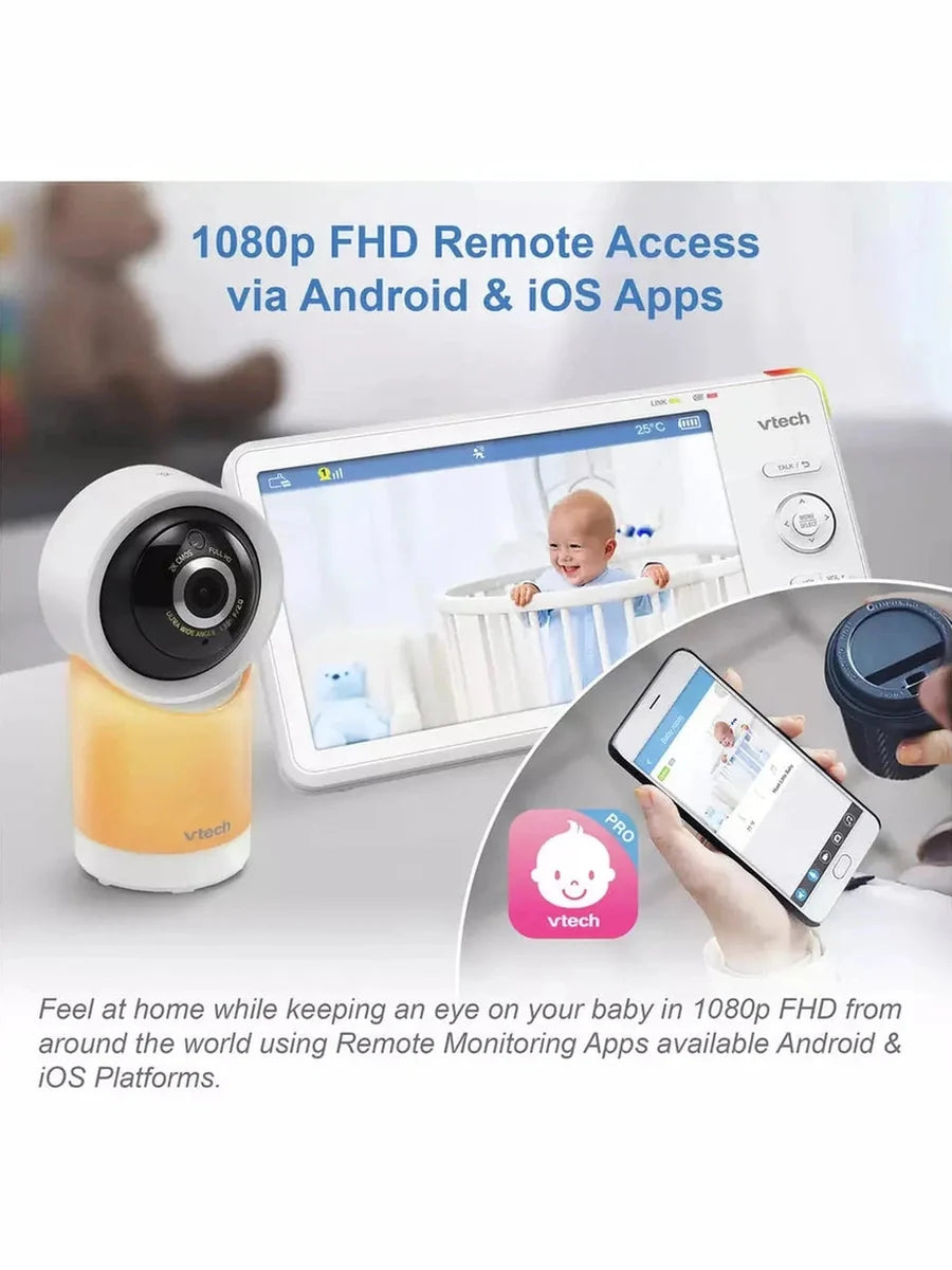 VTech RM7766HD Smart Pan & Tilt Baby Monitor – 7 Inch Display