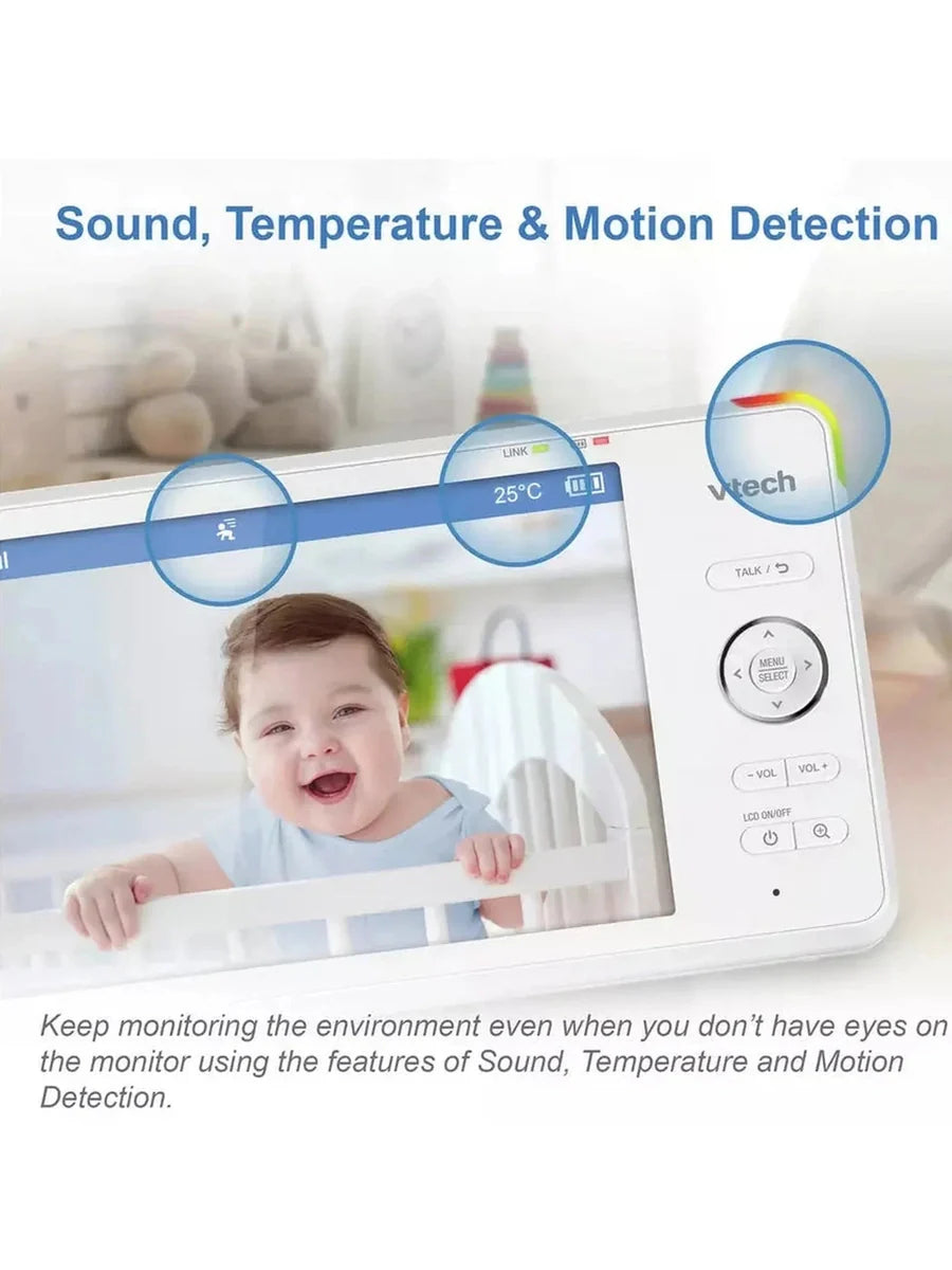 VTech RM7766HD Smart Pan & Tilt Baby Monitor – 7 Inch Display