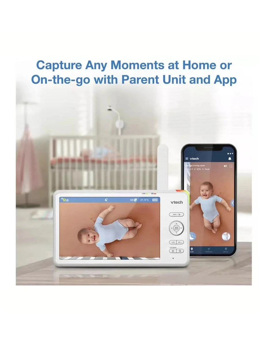VTech RM7787HD 7 Inch Over-The-Cot Smart Baby Monitor