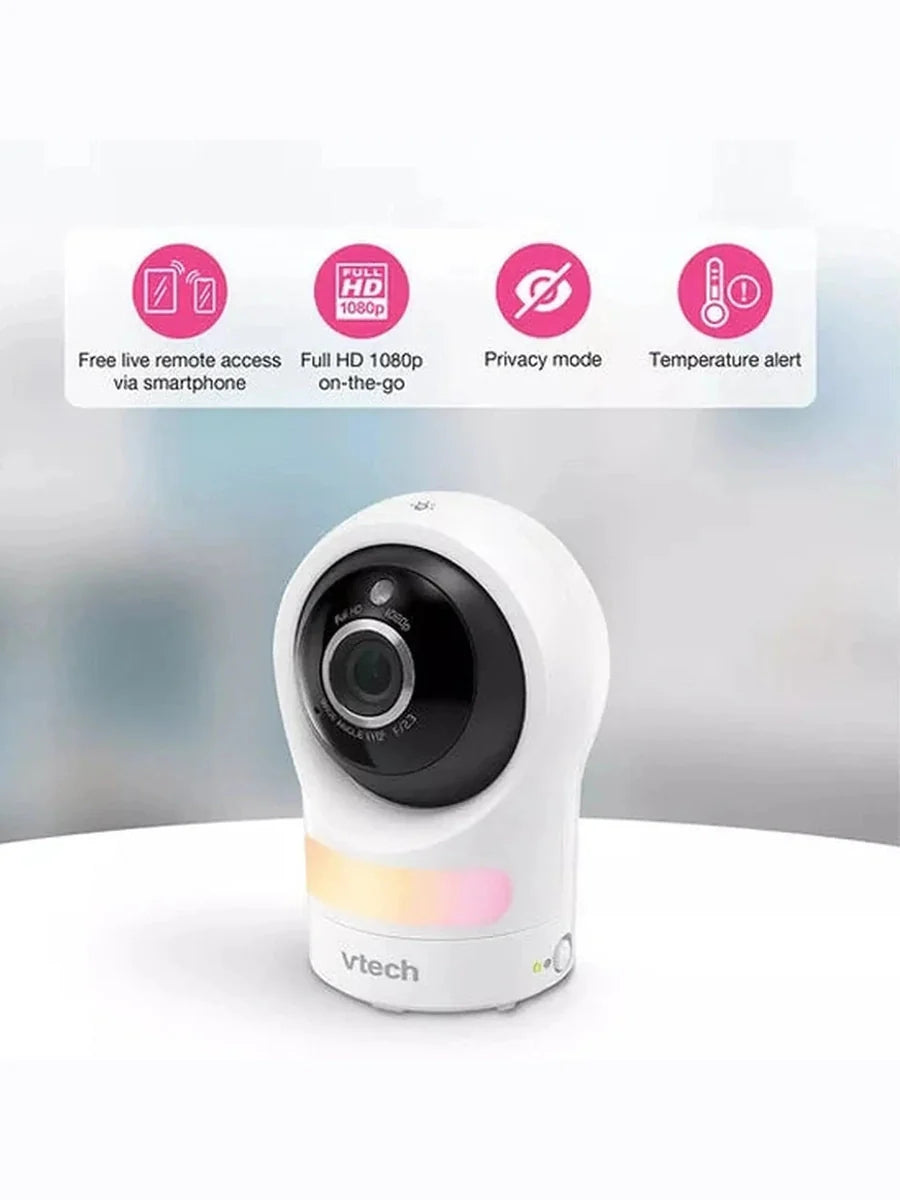VTech RM9761 Pan & Tilt Smart Video Baby Monitor – White