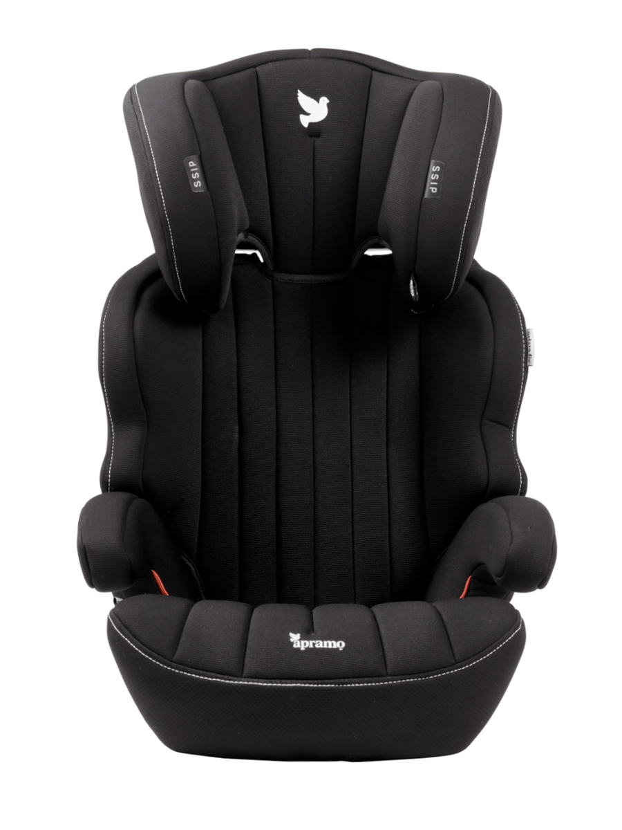 Apramo Ostara Fix High Back Booster Car Seat, Group 2/3 (3–12 Years) – Black Platinum