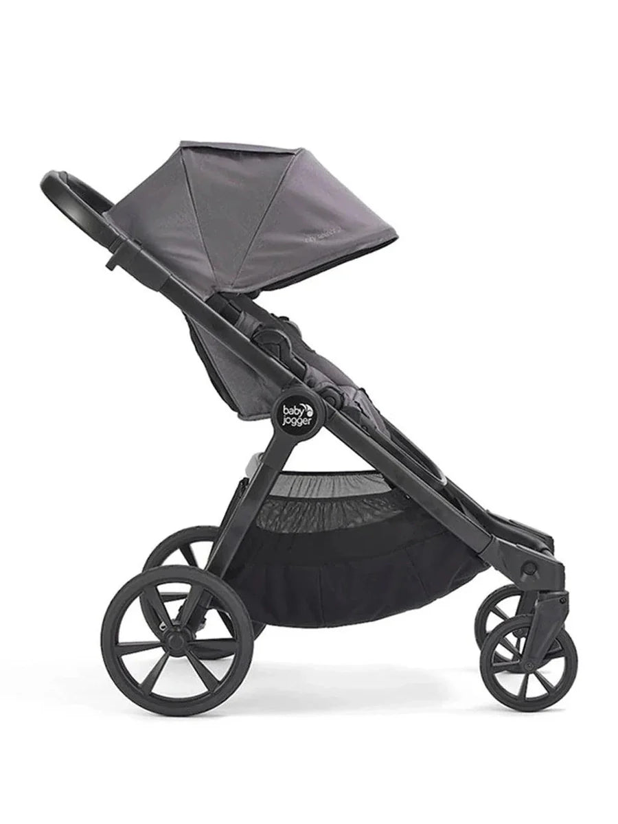 Baby Jogger City Select 2, 2 in 1 Bundle – Stroller, Carrycot & Weather Shield – Radiant Slate