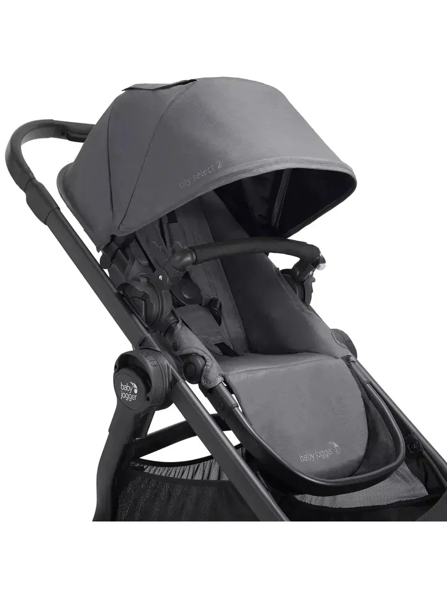 Baby Jogger City Select 2, 2 in 1 Bundle – Stroller, Carrycot & Weather Shield – Radiant Slate