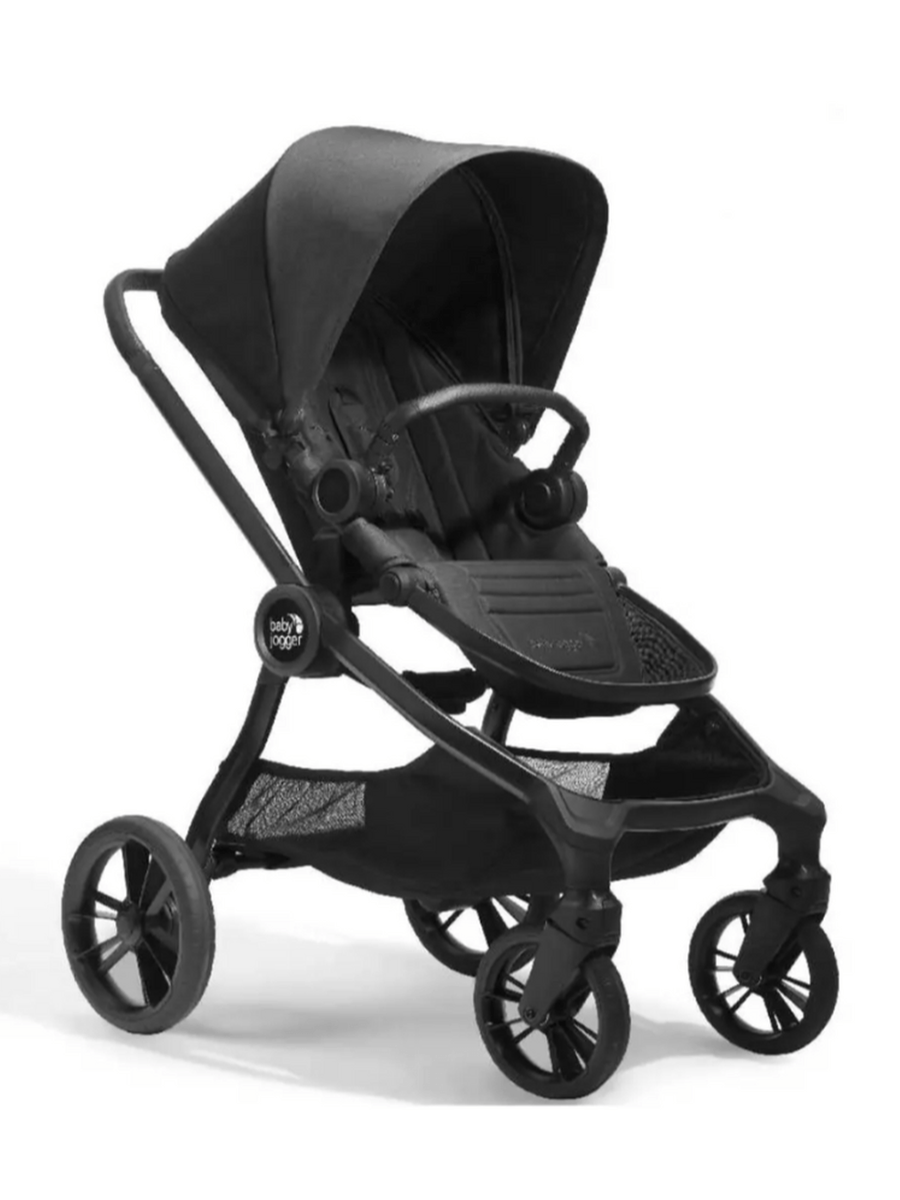 Baby Jogger City Sights Stroller – Compact 4-Wheel Pushchair for Birth to 22kg – Rich Black