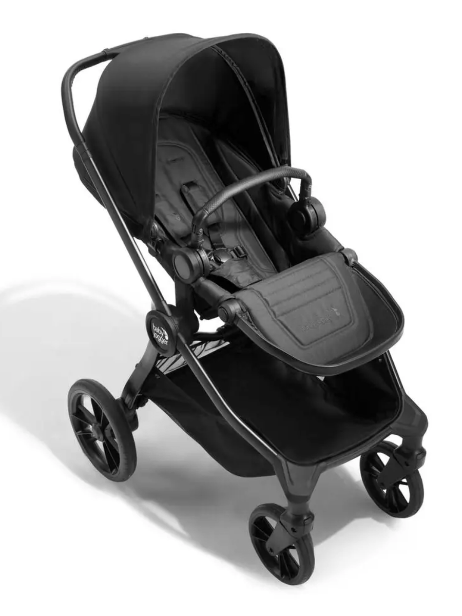 Baby Jogger City Sights Stroller – Compact 4-Wheel Pushchair for Birth to 22kg – Rich Black