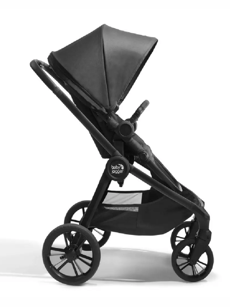 Baby Jogger City Sights Stroller – Compact 4-Wheel Pushchair for Birth to 22kg – Rich Black