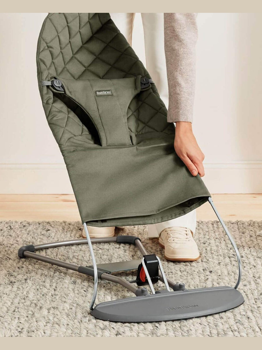 BabyBjorn Bouncer Bliss – Woven, Classic Quilting, Dark Green