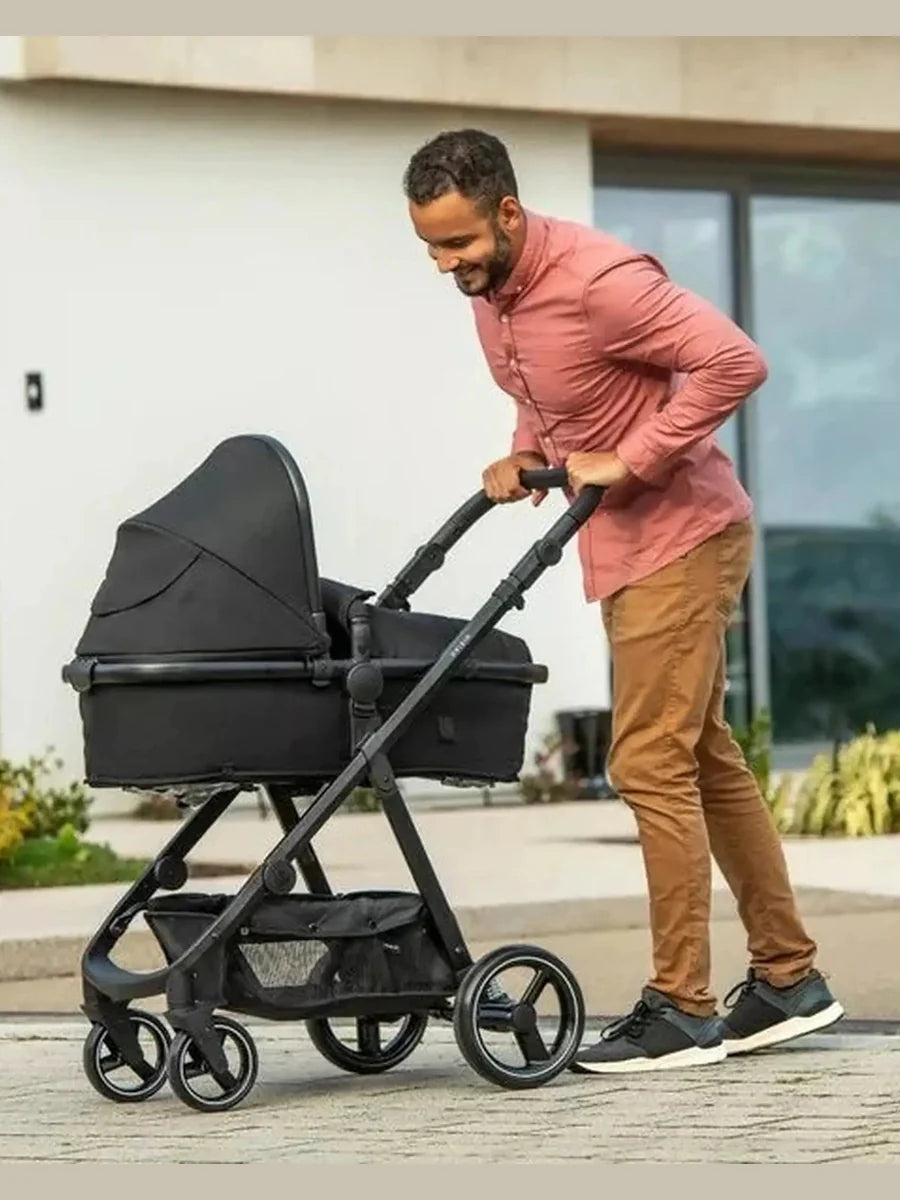 Babylo Origin i-Size 2-in-1 Travel System with EnfaSafe R129 Car Seat – Black