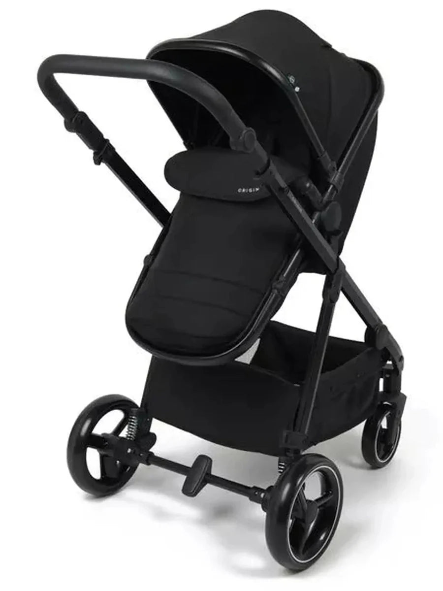 Babylo Origin i-Size 2-in-1 Travel System with EnfaSafe R129 Car Seat – Black