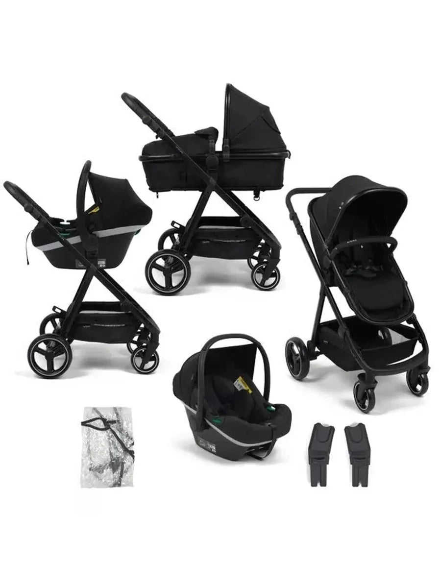 Babylo Origin i-Size 2-in-1 Travel System with EnfaSafe R129 Car Seat – Black
