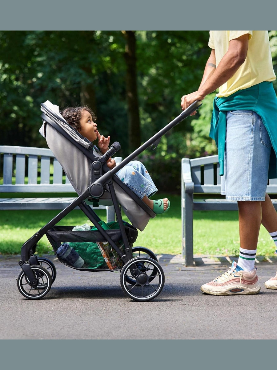 Bebeconfort Breeze Trio 3-in-1 Baby Stroller Travel System – Mineral Grey (0–4 Years)