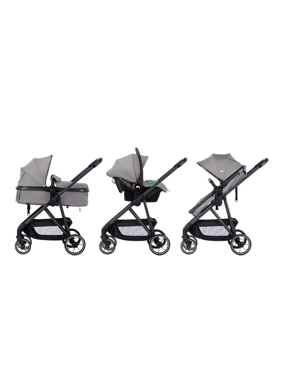 Bebeconfort Breeze Trio 3-in-1 Baby Stroller Travel System – Mineral Grey (0–4 Years)