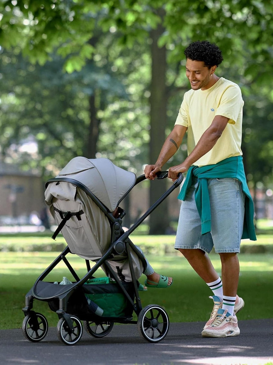 Bebeconfort Breeze Trio 3-in-1 Baby Stroller Travel System – Mineral Grey (0–4 Years)