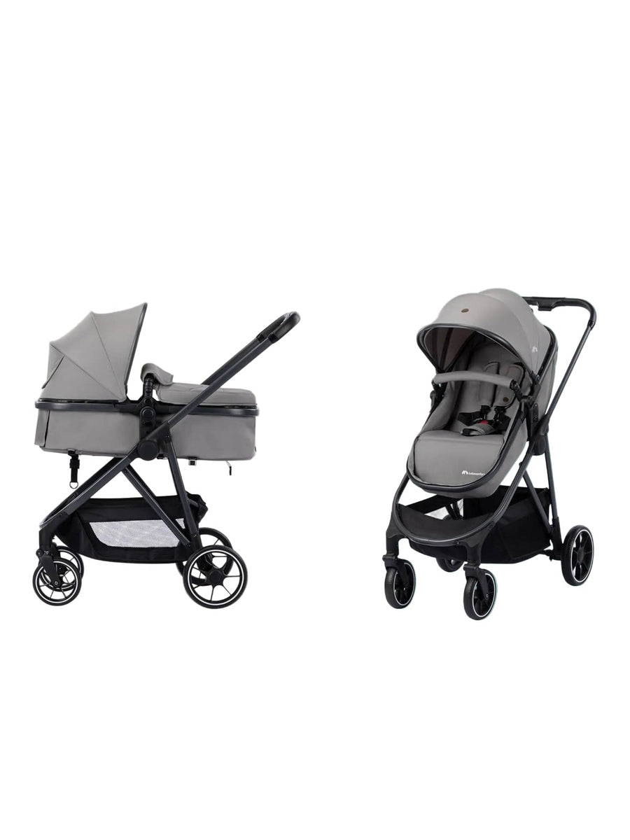 Bebeconfort Breeze Trio 3-in-1 Baby Stroller Travel System – Mineral Grey (0–4 Years)