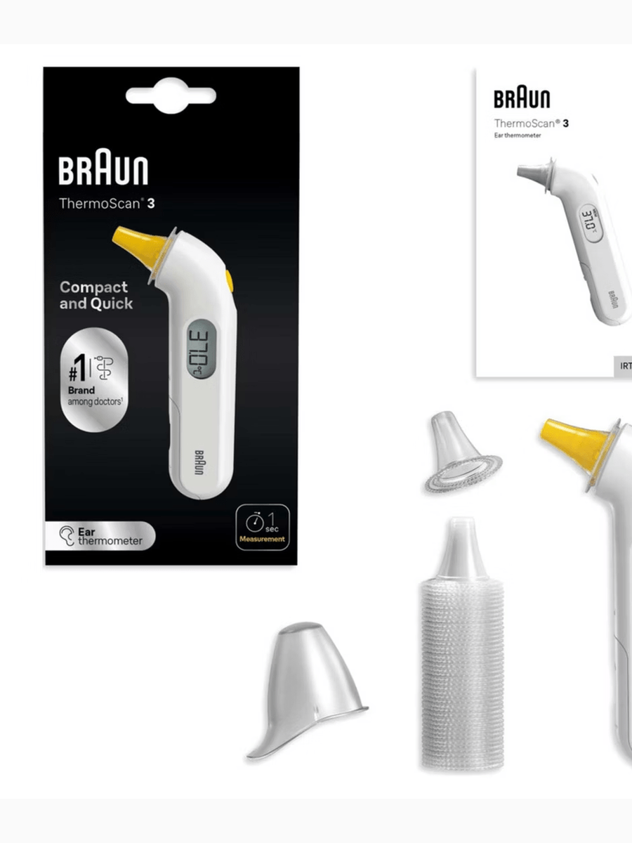 Braun ThermoScan 3 Ear Thermometer IRT3030