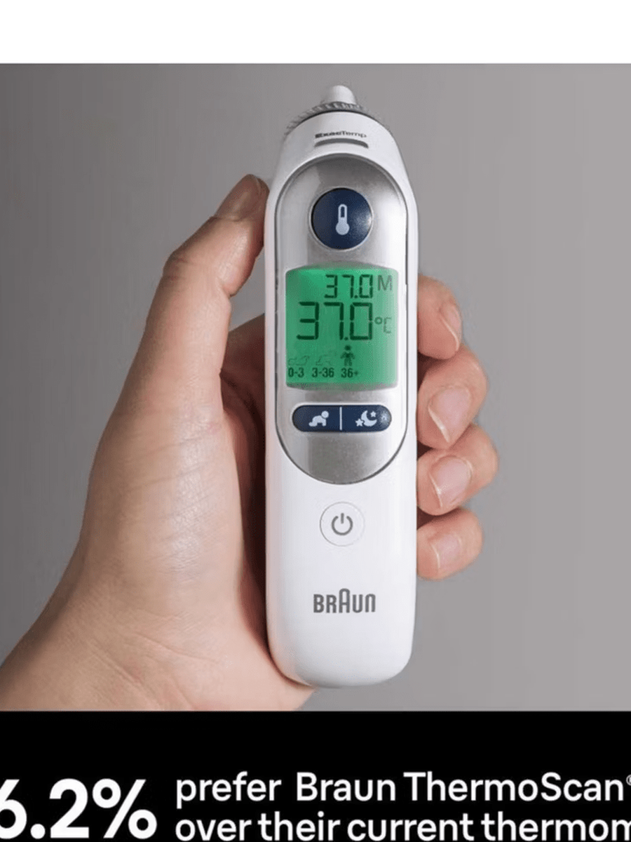 Braun ThermoScan 7+ Ear Thermometer IRT6525
