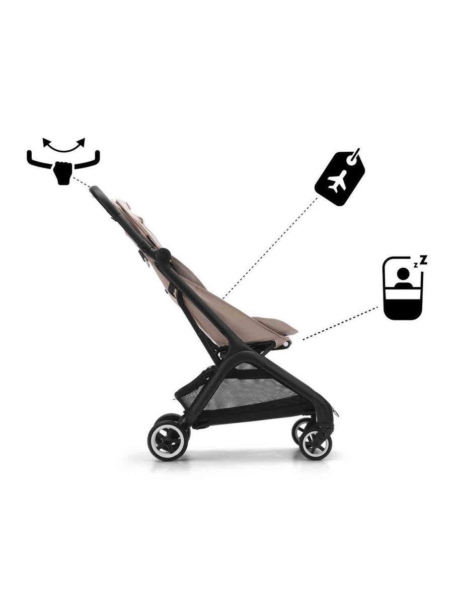 Bugaboo Butterfly Pushchair Ultra Compact City Stroller - Desert Taupe