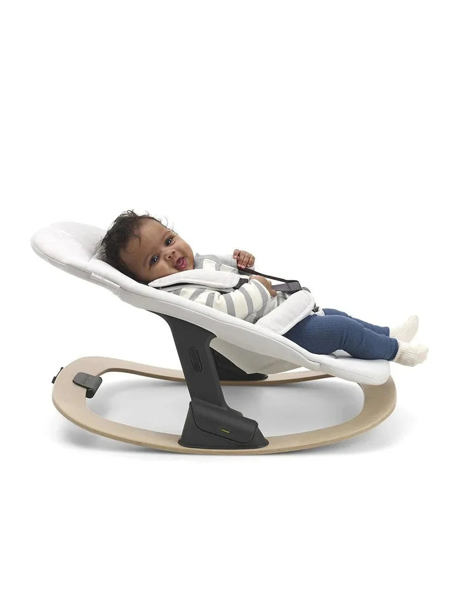 Bugaboo Giraffe Baby Rocker – Polar White | Lightweight, Portable & Sustainable