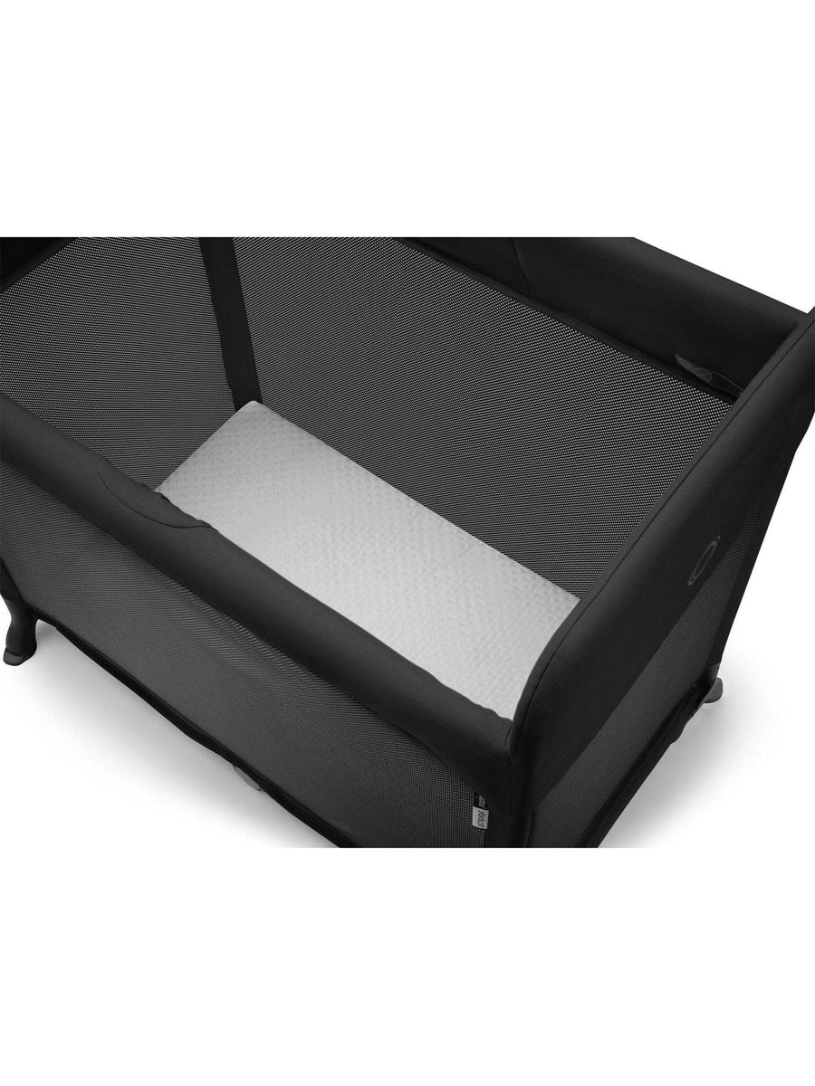 Bugaboo Stardust Travel Cot – Black | Pop-Up Folding Cot with Bassinet & Mattress