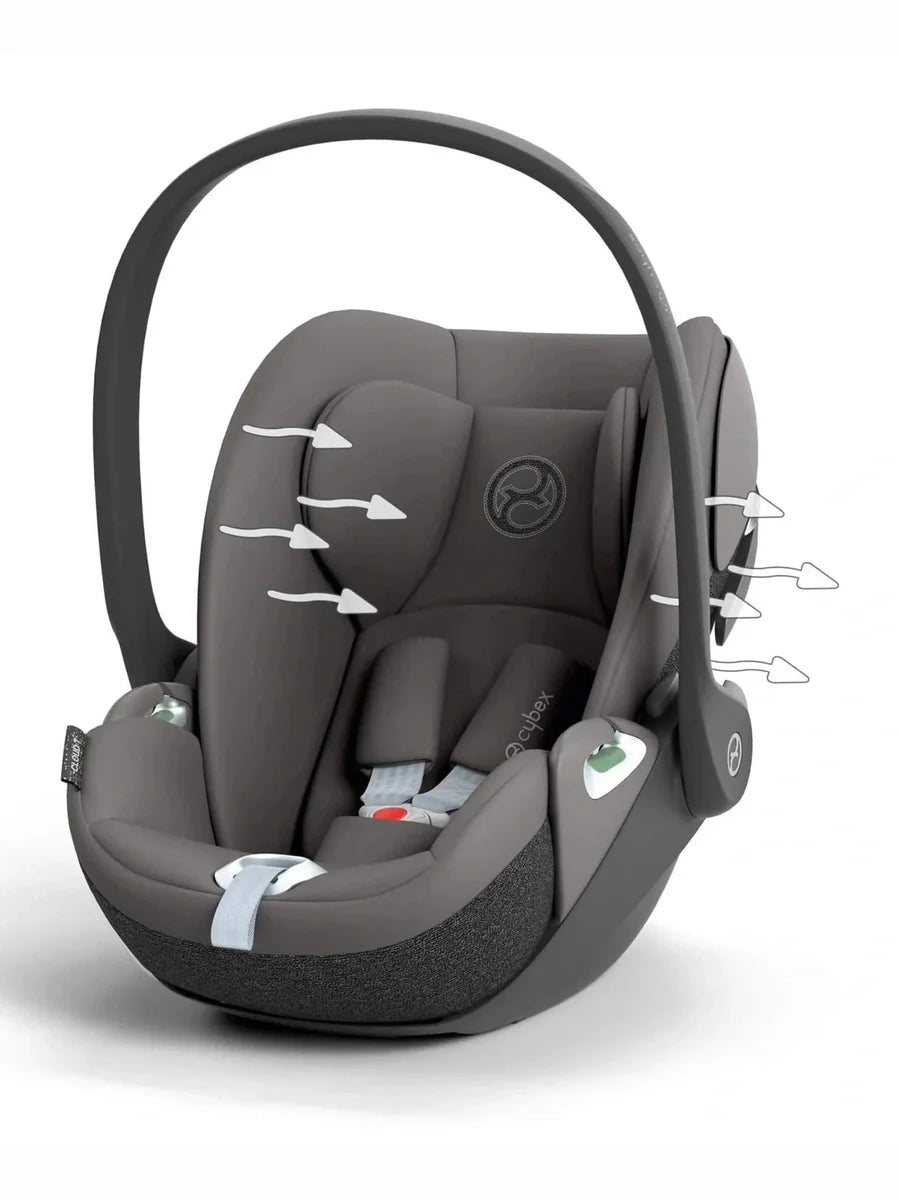 CYBEX Cloud T i-Size Rotating Baby Car Seat – Mirage Grey