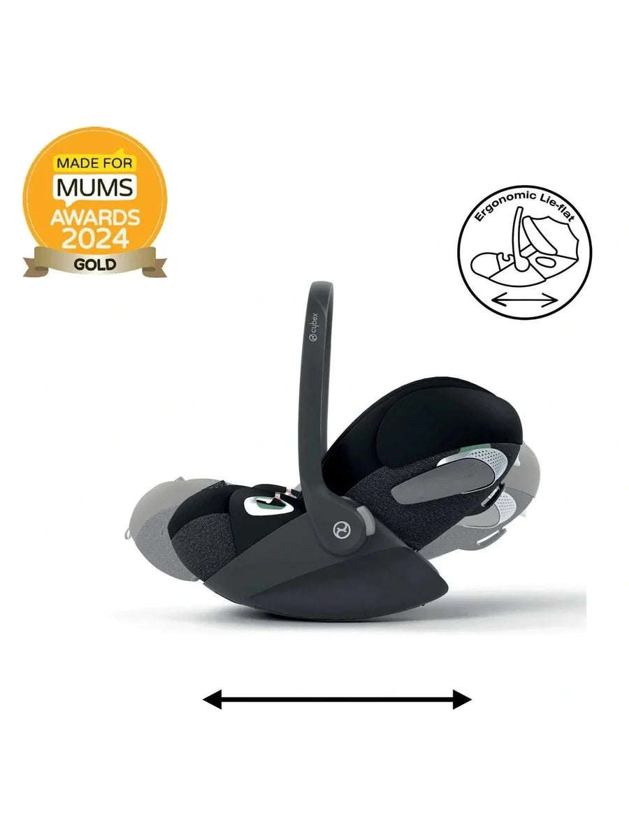 CYBEX Cloud T i-Size Rotating Baby Car Seat - Sepia Black