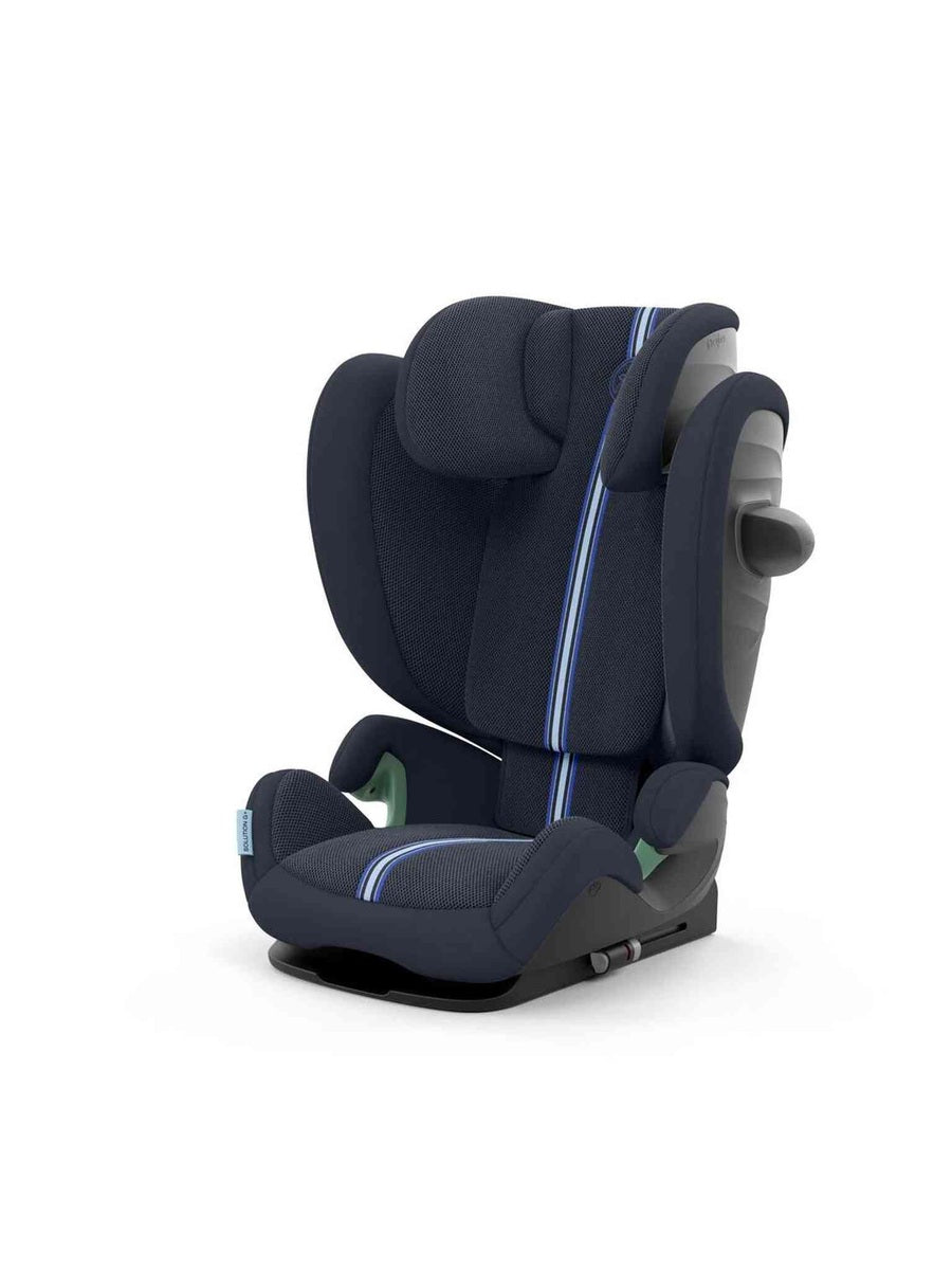 CYBEX Gold Solution G i-Fix Plus Child Car Seat, ISOFIX, i-Size, Ocean Blue-Navy Blue