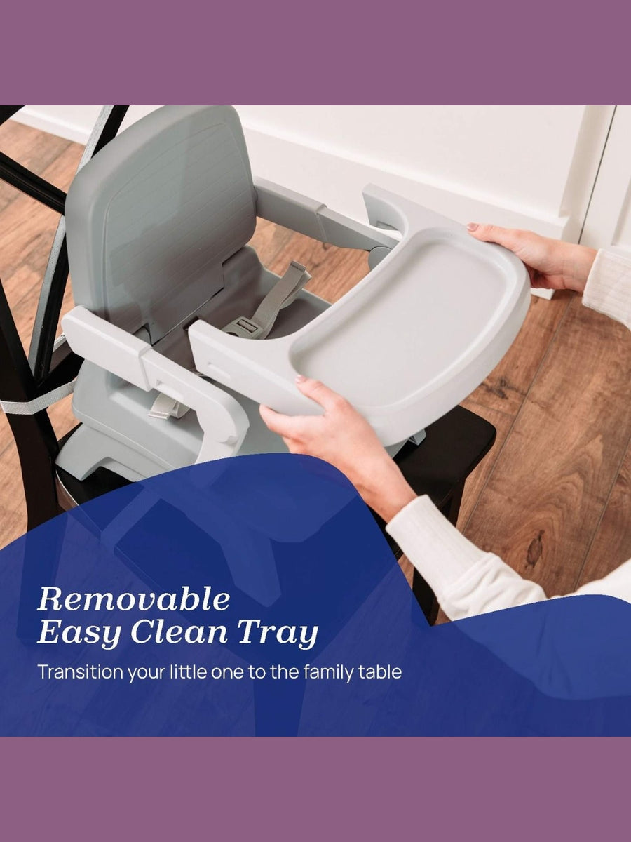 Chicco Bento Booster Seat with Removable Tray – Compact Travel Booster (6m–3y) Terracotta