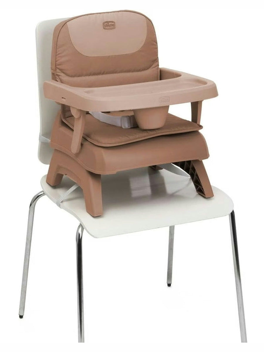 Chicco Bento Booster Seat with Removable Tray – Compact Travel Booster (6m–3y) Terracotta