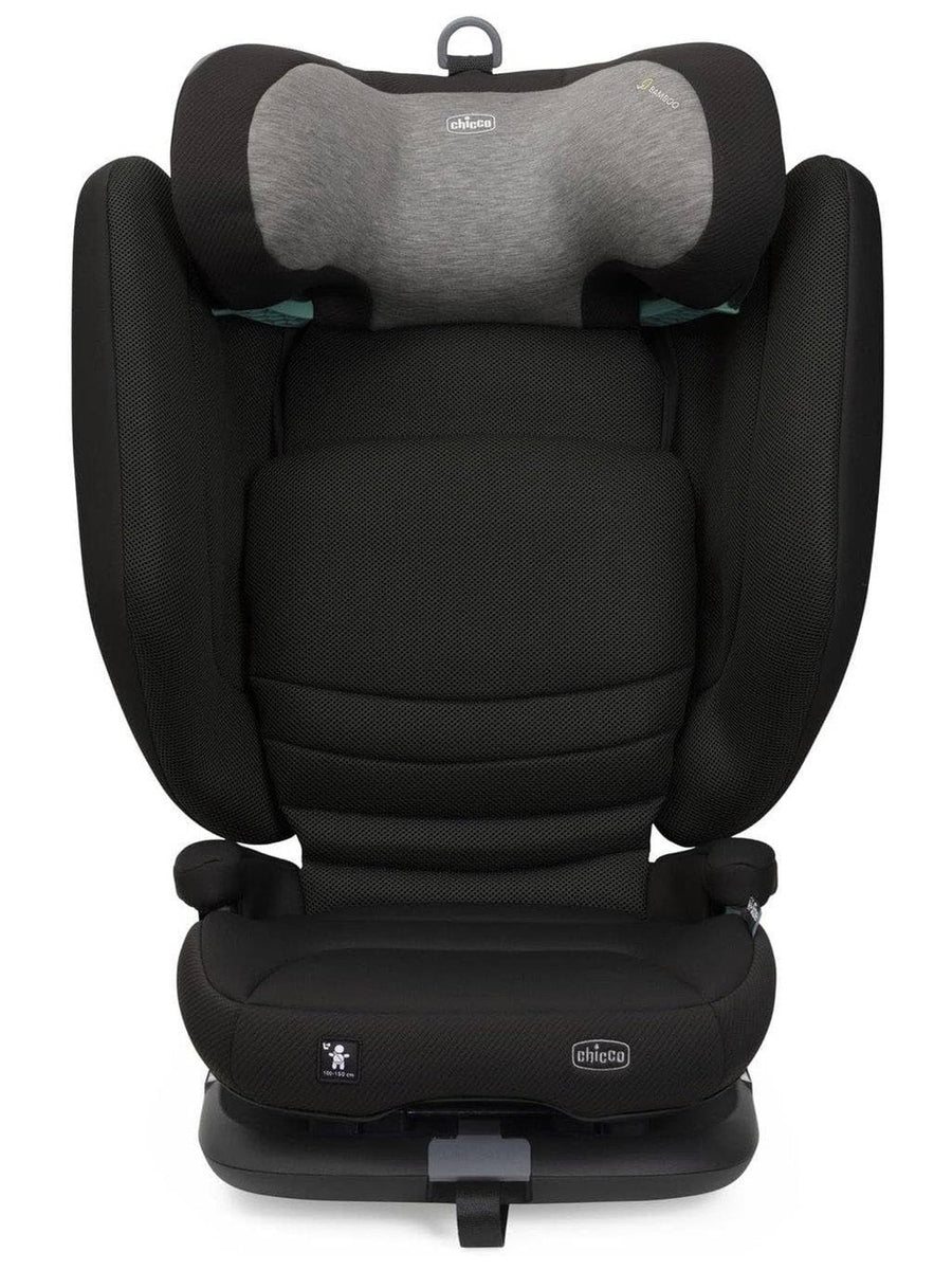Chicco Fold & Go S i-Size Car Seat (100–150cm) Foldable Booster - Posh Black