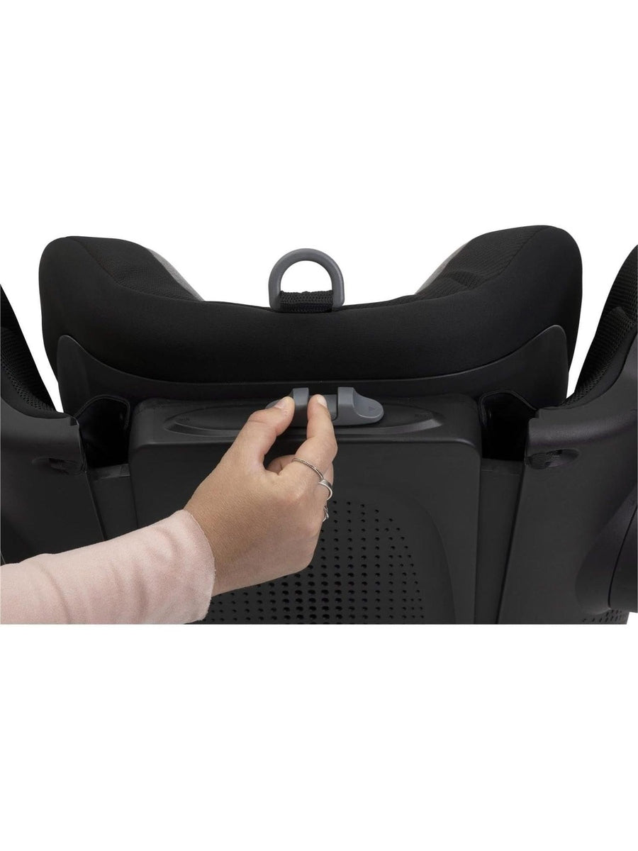 Chicco Fold & Go S i-Size Car Seat (100–150cm) Foldable Booster - Posh Black