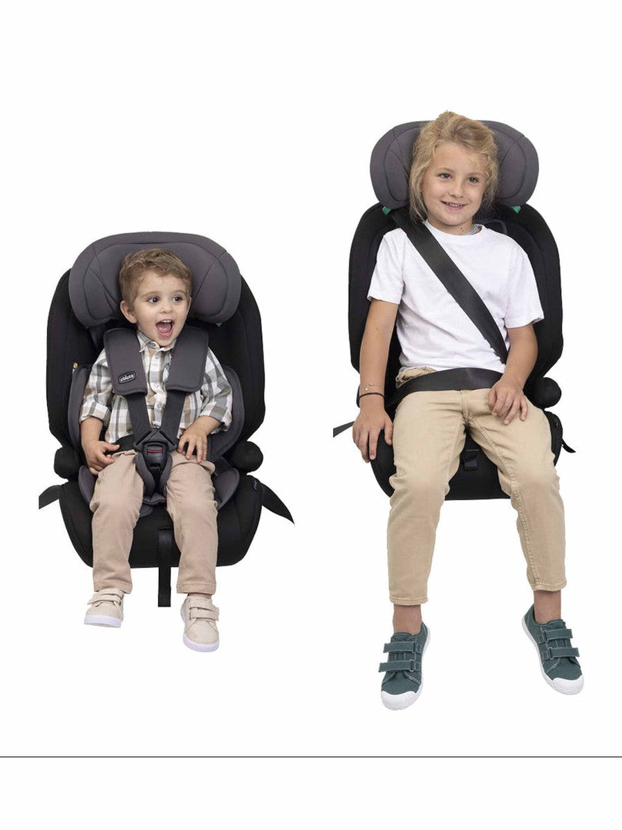 Chicco Gro-Up i-Size Car Seat (76–150cm) – Lightweight Belt-Fit Seat (15m–12y) Stone