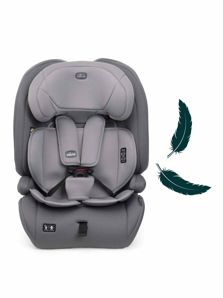 Chicco Gro-Up i-Size Car Seat (76–150cm) – Lightweight Belt-Fit Seat (15m–12y) Stone