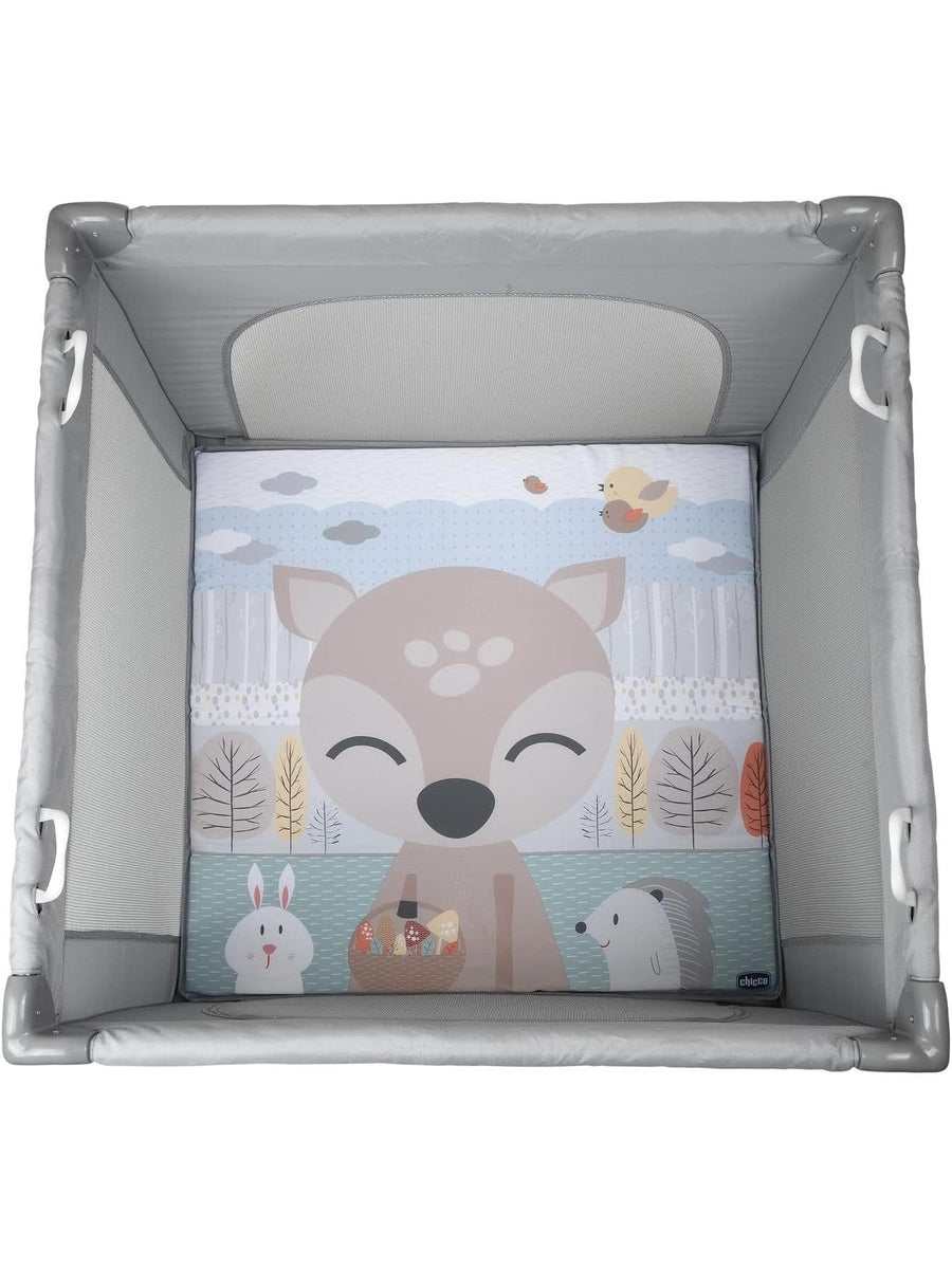 Chicco Open Box Playpen Travel Cot with Play Mat