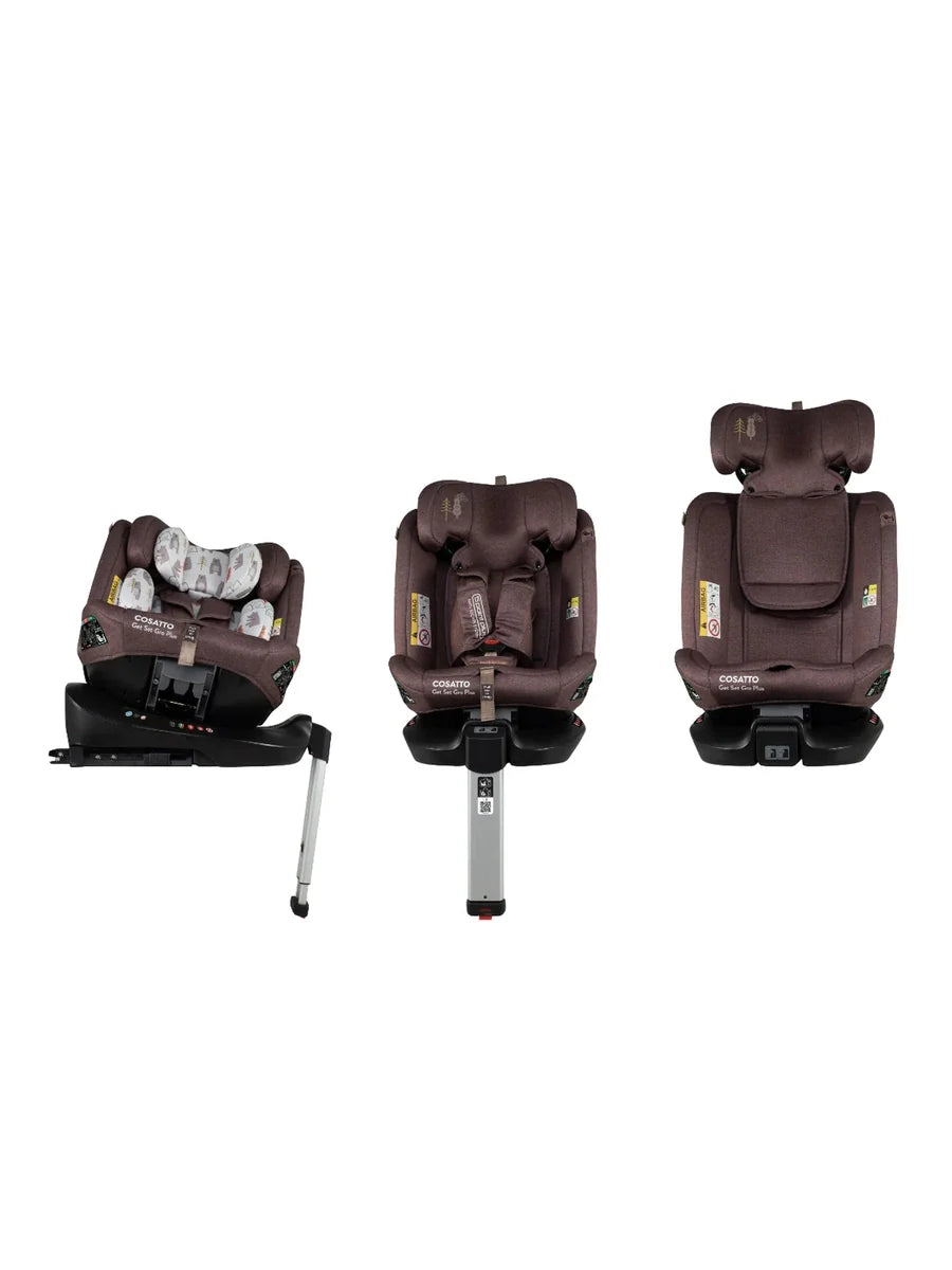 Cosatto Get Set Gro Plus i-Size 360 Car Seat – Bear Hug (40–150cm)