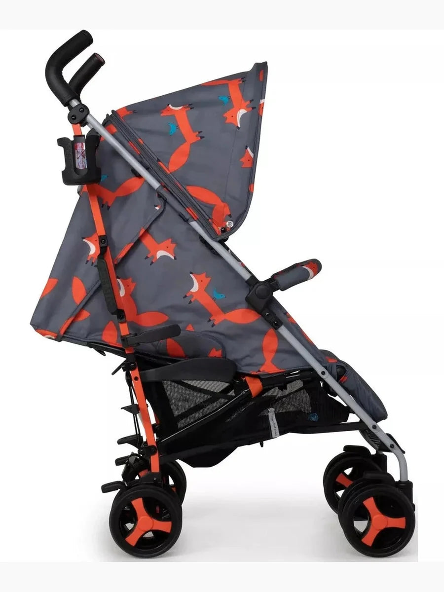 Cosatto Supa 3 Pushchair Stroller – Charcoal Mister Fox (Birth to 25kg)