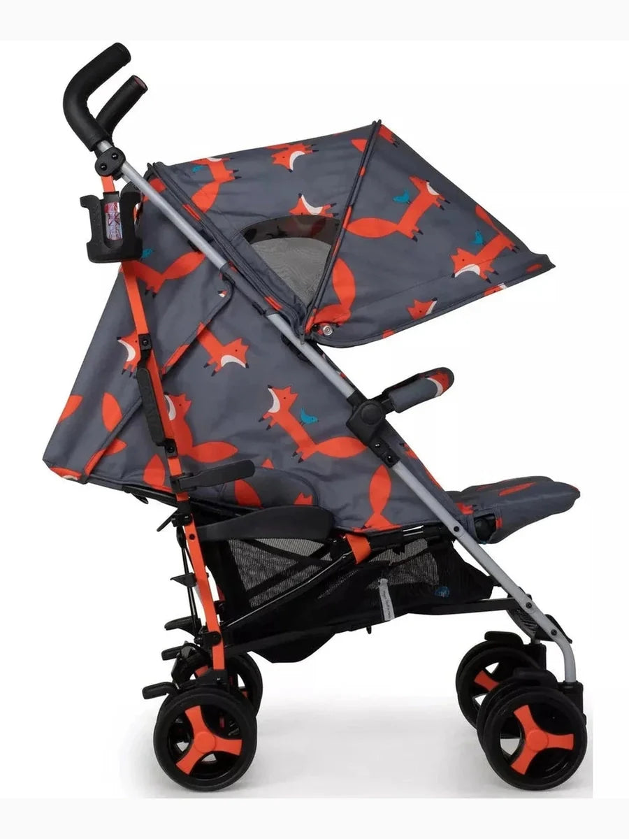 Cosatto Supa 3 Pushchair Stroller – Charcoal Mister Fox (Birth to 25kg)