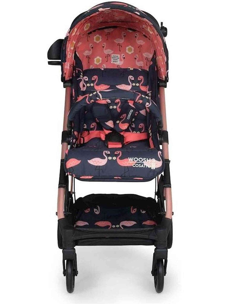 Cosatto Woosh 3 Pushchair – Compact & Lightweight - Pretty Flamingo