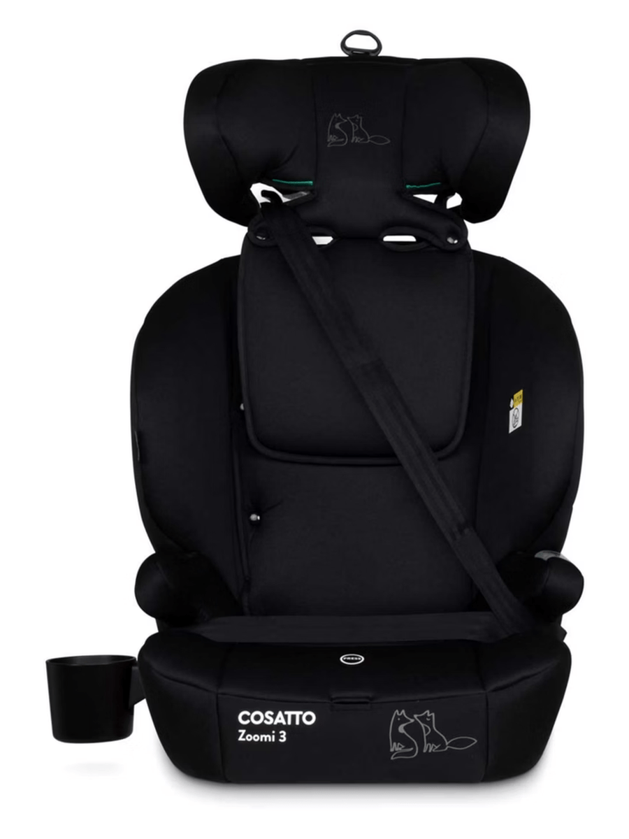 Cosatto Zoomi 3 i-Size Car Seat | 76–150cm | ISOFIX | Anti-Escape | From 15 Months to 12 Years Foxed