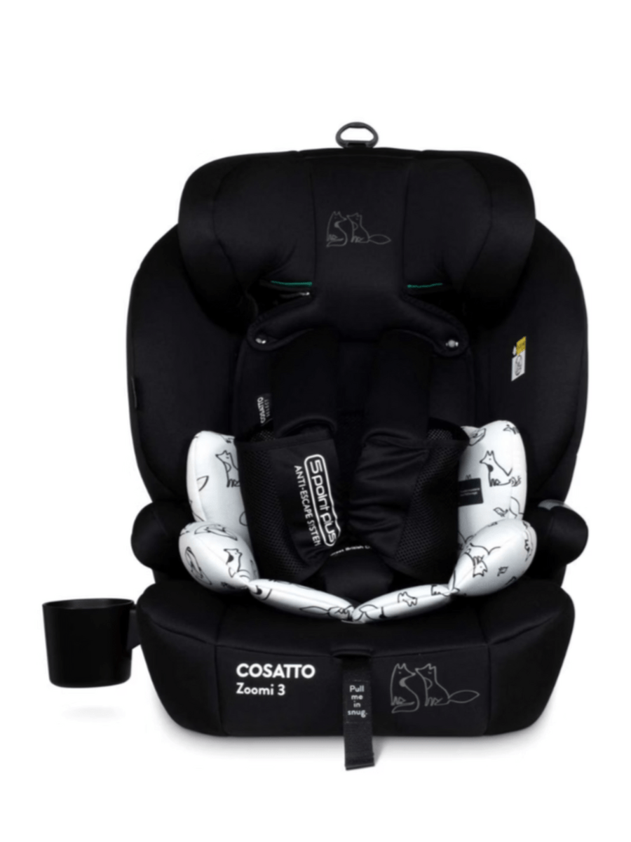 Cosatto Zoomi 3 i-Size Car Seat | 76–150cm | ISOFIX | Anti-Escape | From 15 Months to 12 Years Foxed