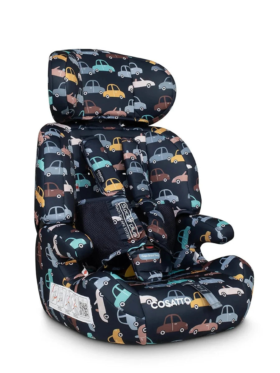 Cosatto Zoomi Group 1/2/3 Car Seat with Anti-Escape System – Beep Beep