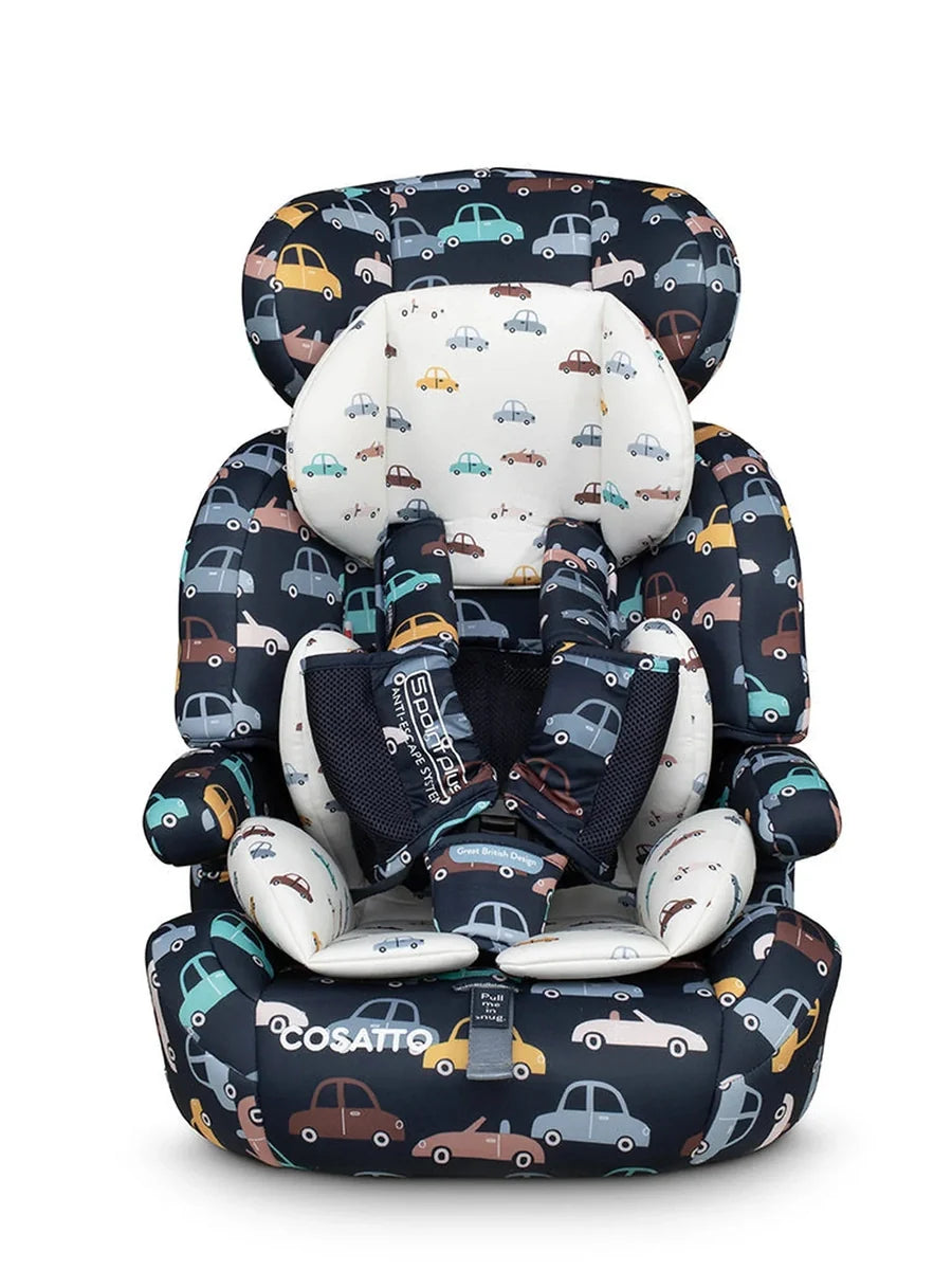 Cosatto Zoomi Group 1/2/3 Car Seat with Anti-Escape System – Beep Beep