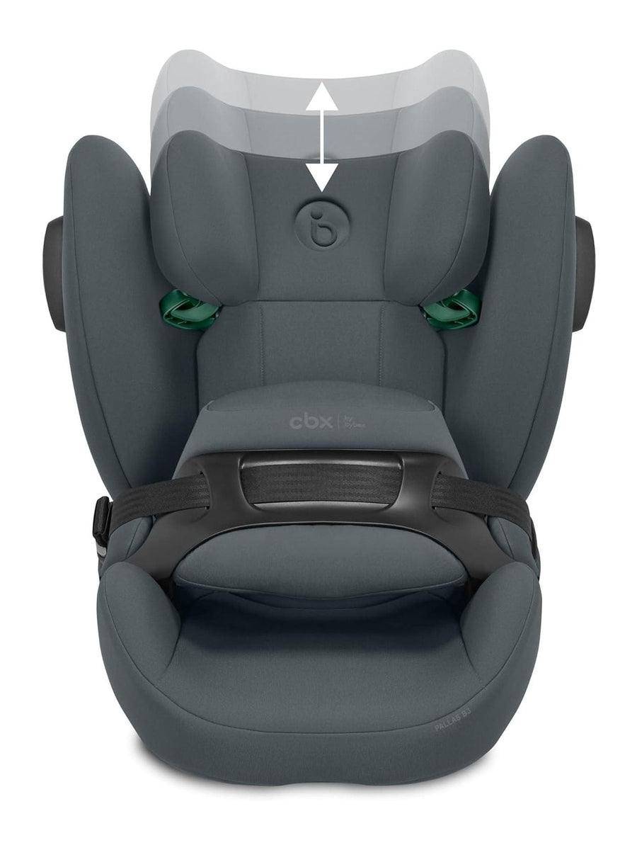 Cybex Pallas B3 i-Size Car Seat (76–150cm, 15m–12y) Grey