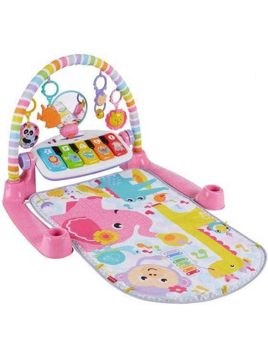 Fisher-Price Deluxe Kick & Play Piano Gym | Smart Stages Baby Play Mat with Lights, Music & 5 Toys