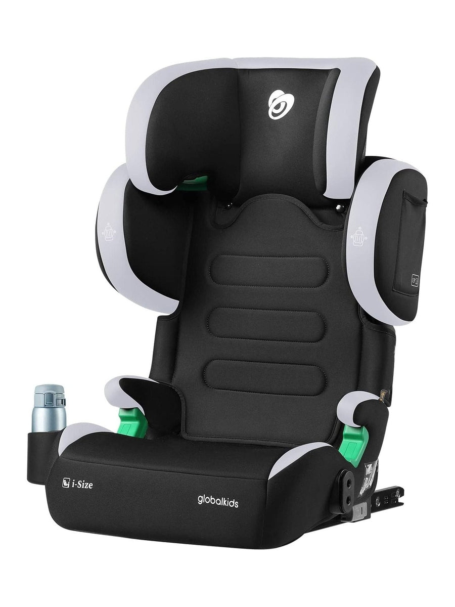 Globalkids Toddler i-Size High Back Booster Car Seat ISOFIX Black